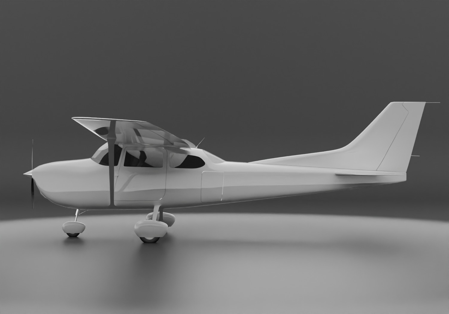 Cessna 172 Skyhawk  3D model_4