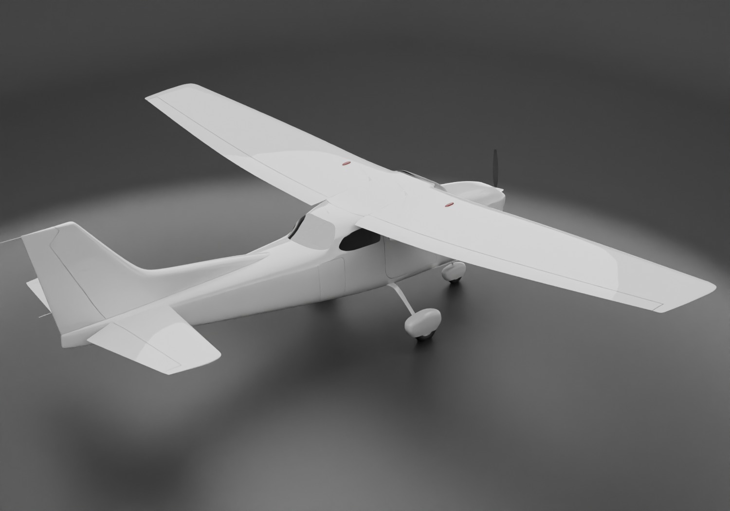 Cessna 172 Skyhawk  3D model_3