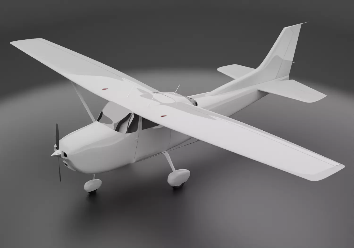 Cessna 172 Skyhawk  3D model_0