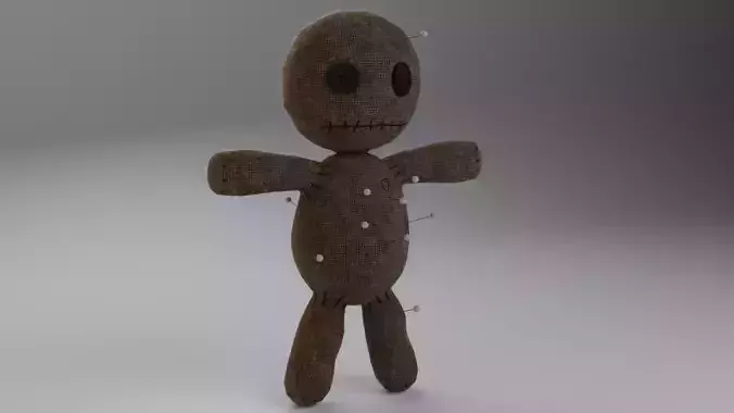 Voodoo Doll - Low Poly - Rigged