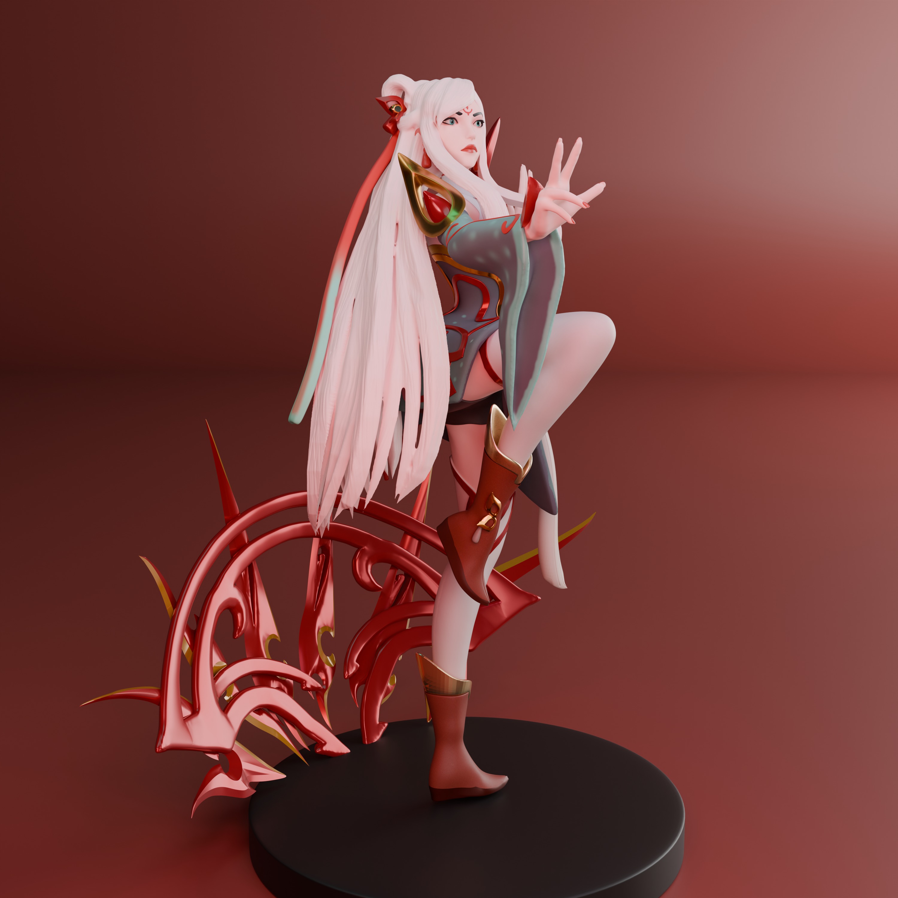 Mythmaker Irelia From League of Legends Ready For Printing 3D print model_1