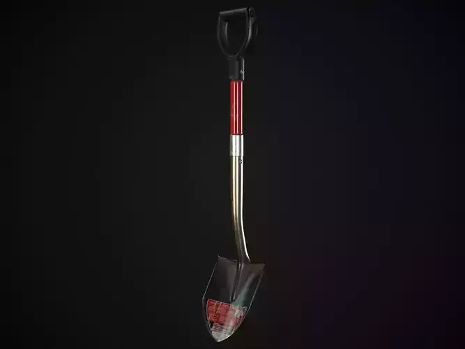 D Handle round point shovel