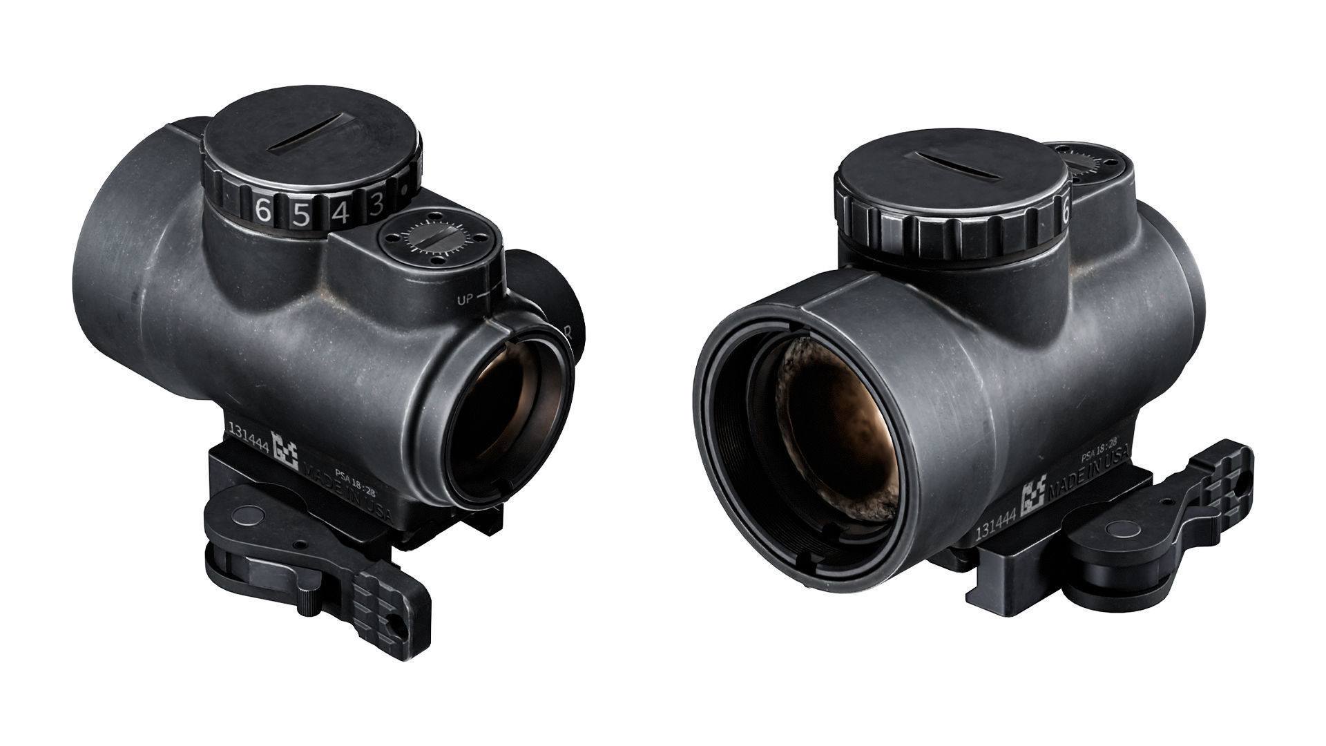 TRIJICON MRO RED DOT Low-poly 3D model_5