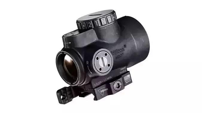 TRIJICON MRO RED DOT Low-poly 3D model