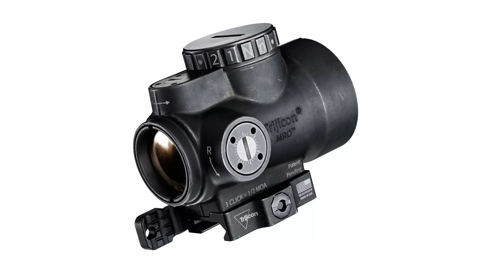 TRIJICON MRO RED DOT Low-poly 3D model_0