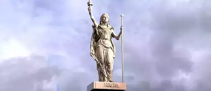 Queen Teuta Statue Grand Bust 