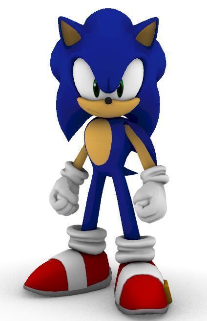 Sonic SEGA giant 3D print model_6