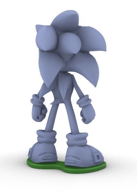 Sonic SEGA giant 3D print model_4