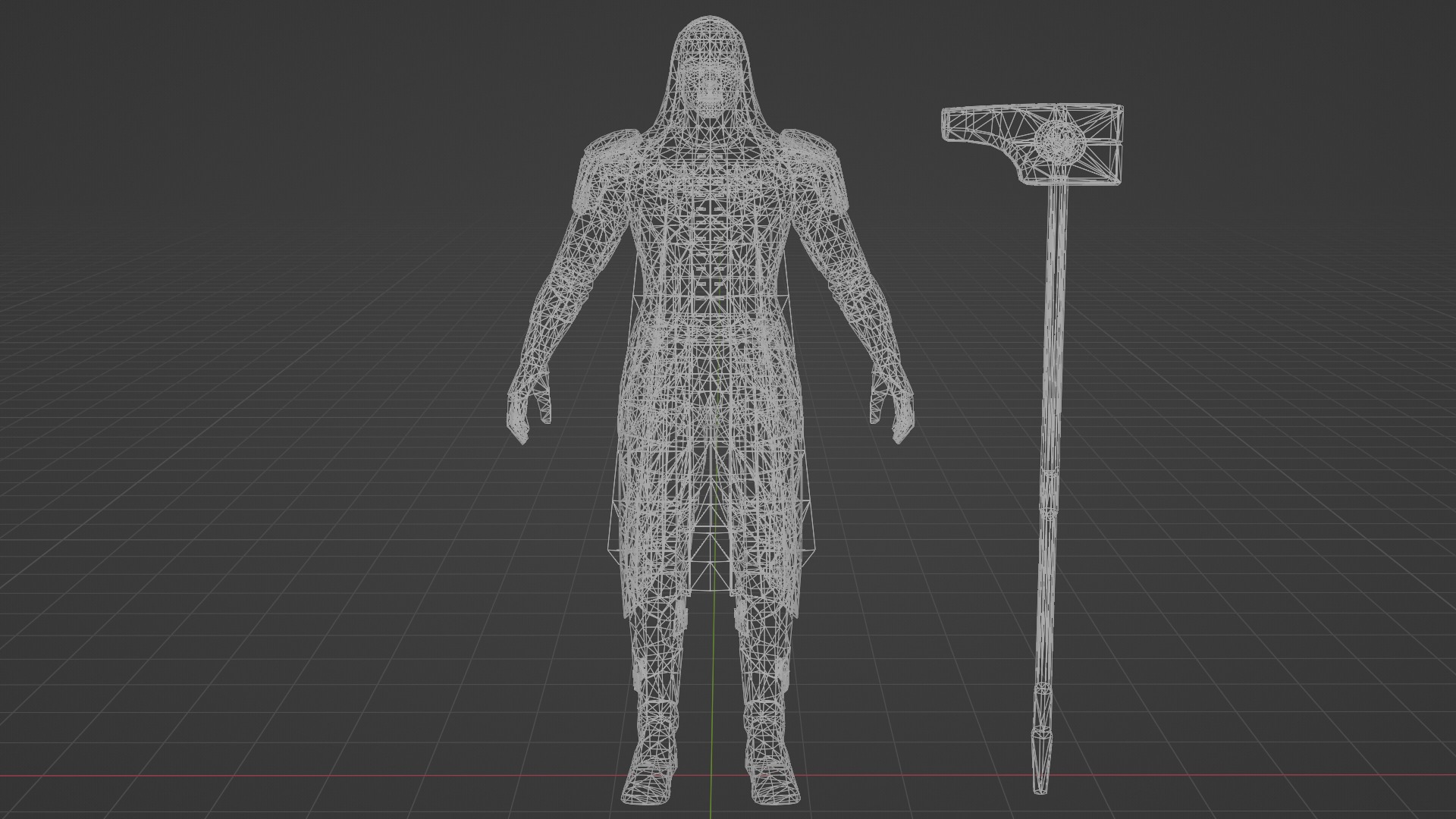 Ronan Low-poly 3D model_6