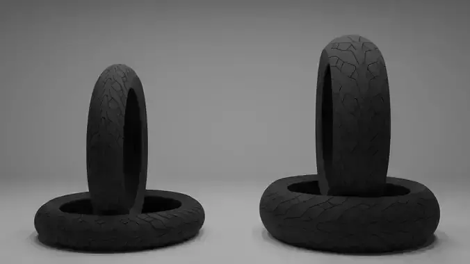 Tire MOTO DS4 3D model