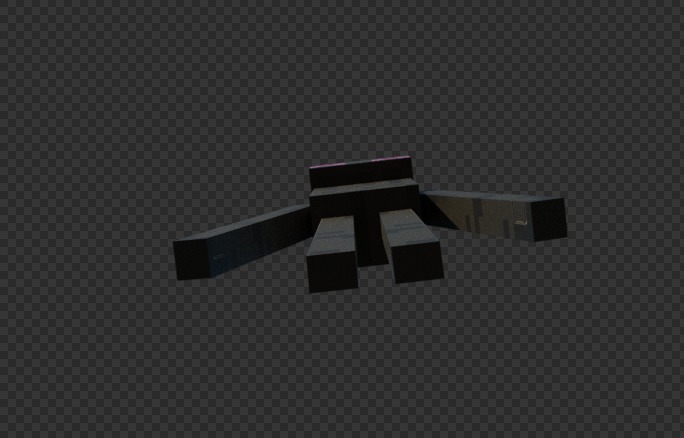 free enderman model Free low-poly 3D model_13