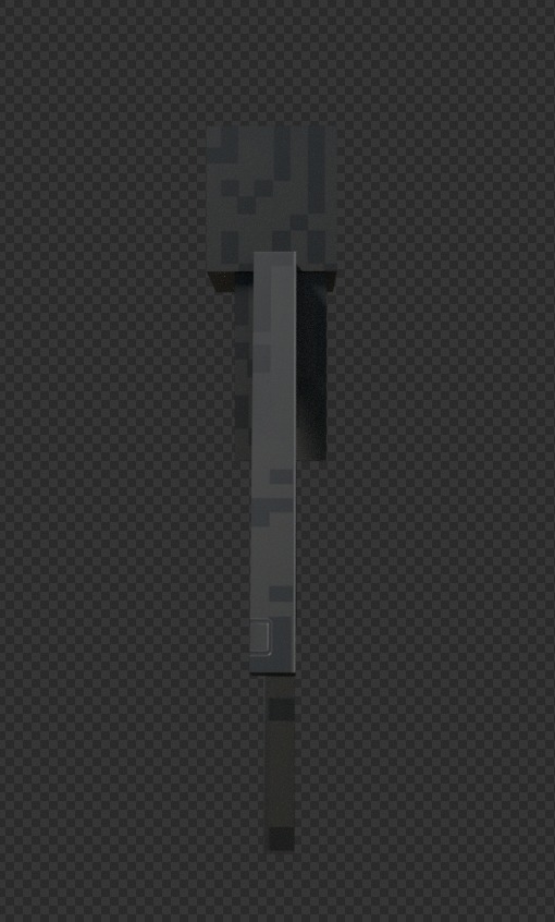 free enderman model Free low-poly 3D model_3