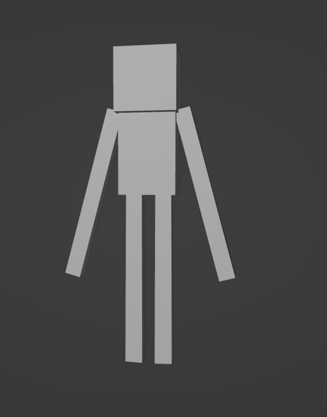 free enderman model Free low-poly 3D model_7