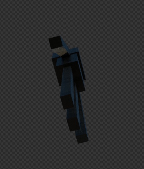 free enderman model Free low-poly 3D model_14