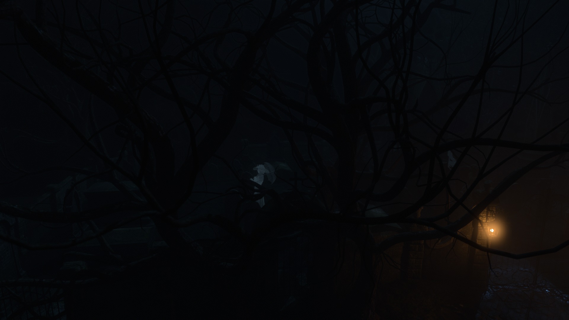 Graveyard and Ghosts Low-poly 3D model_47