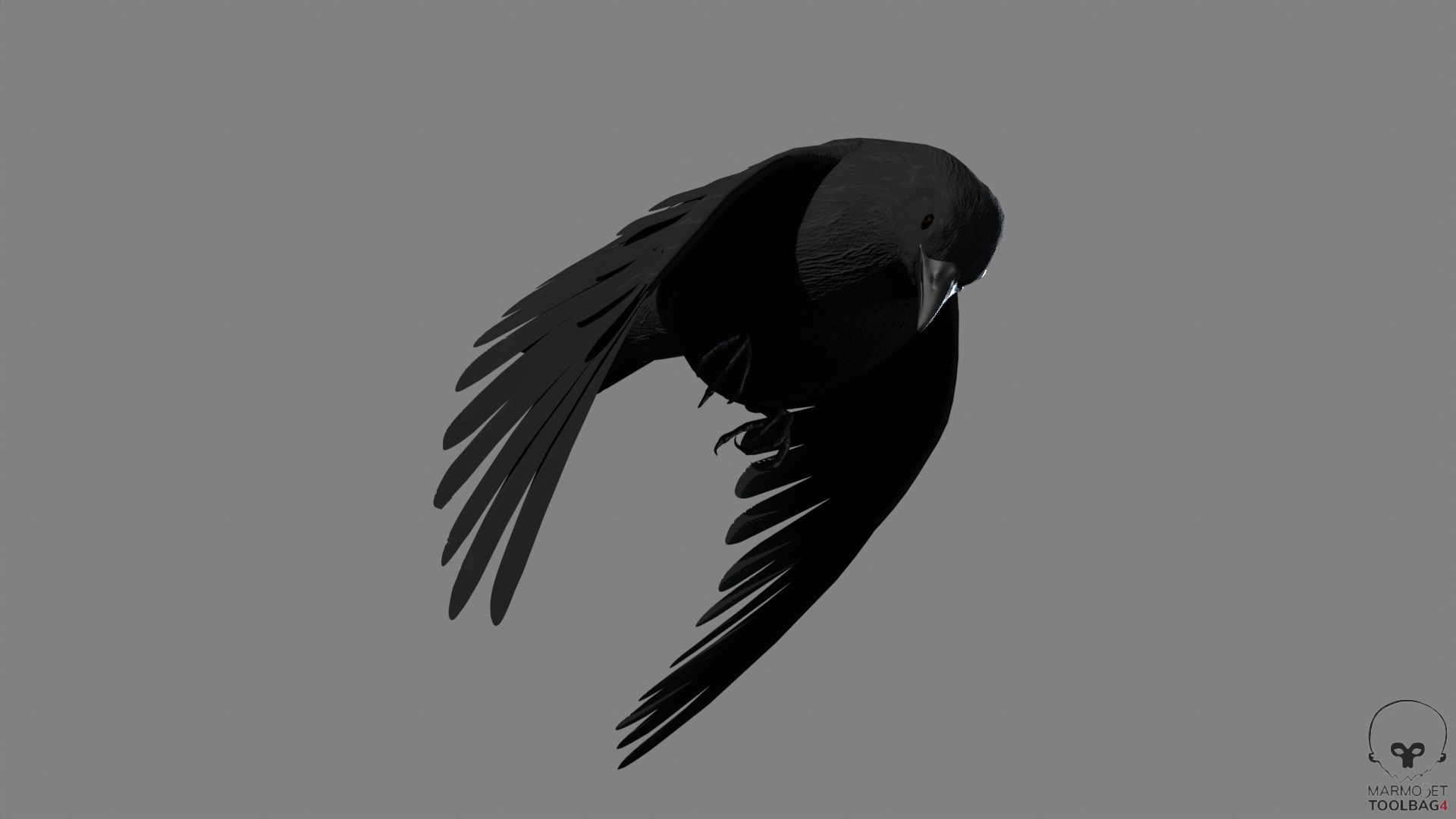 Graveyard and Ghosts Low-poly 3D model_86