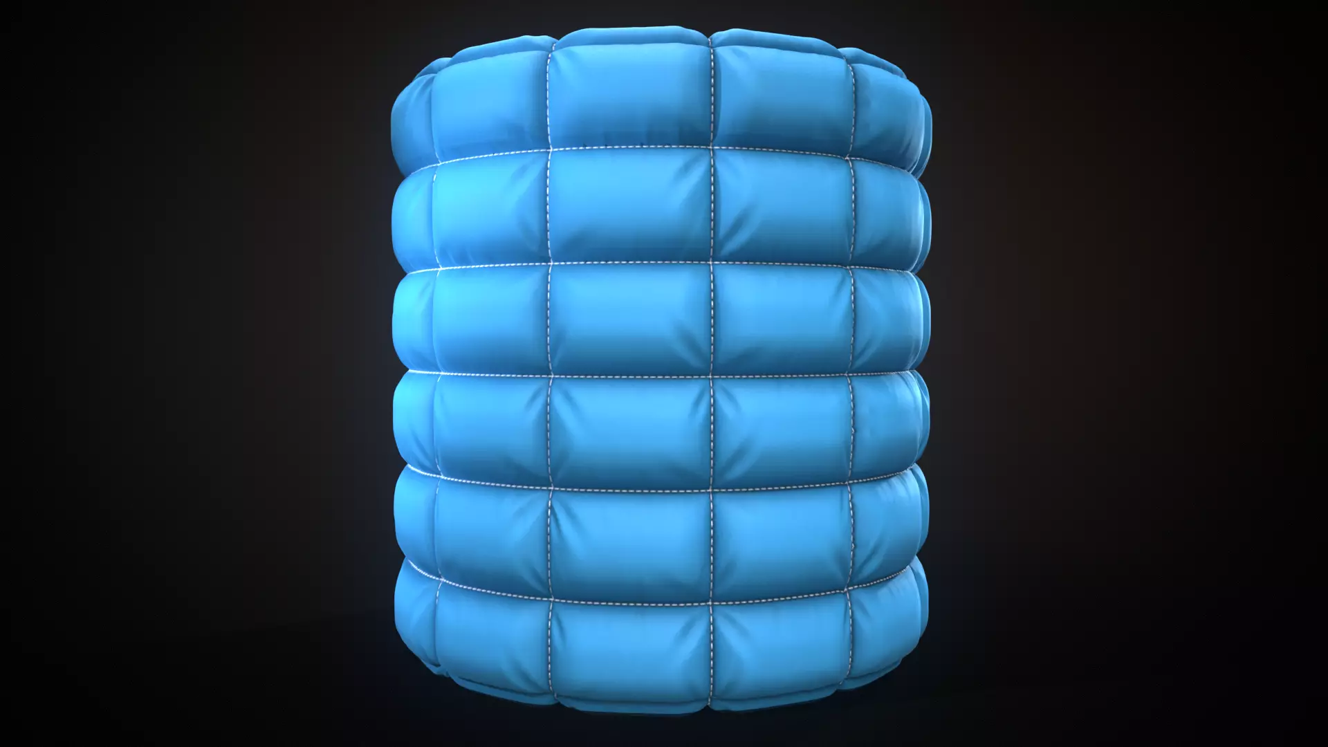 Soft Stitched Wall seamless customizable PBR material textures Texture