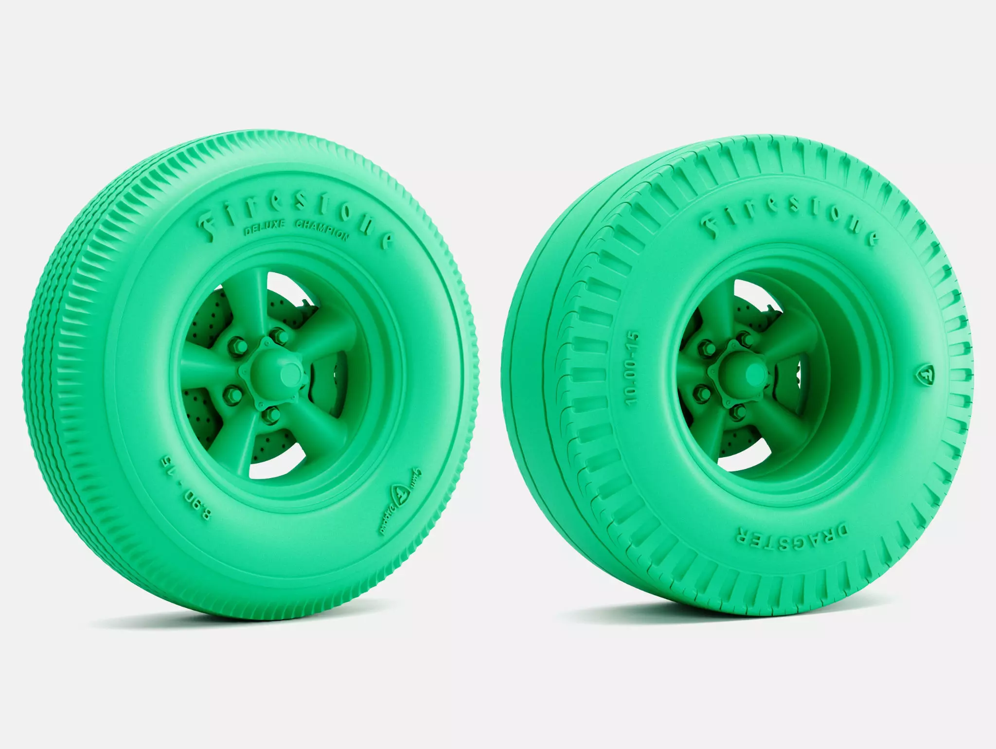 15x7 15x10 Torq Thrust D Wheels Firestone Tires 3D print model_0