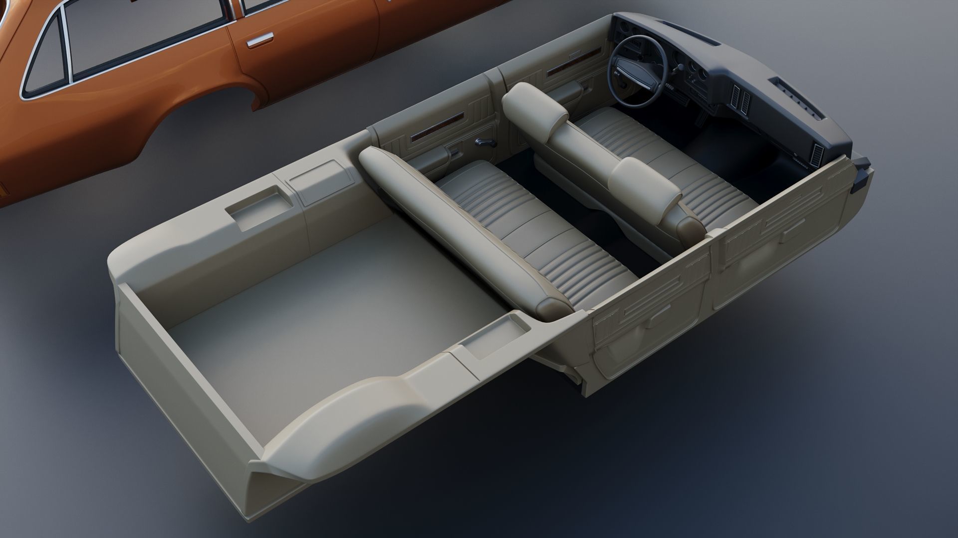 Chevrolet Chevelle Laguna Wagon 1973 3D print model_26