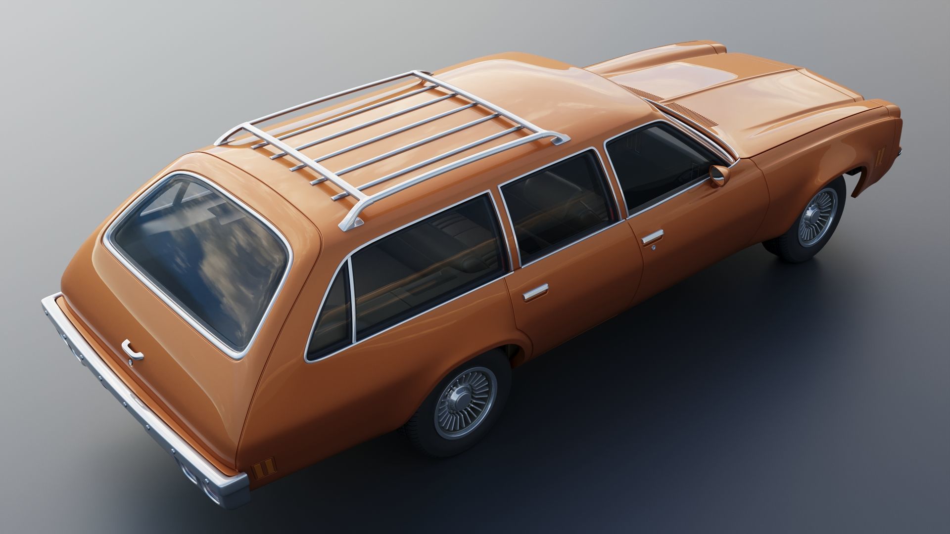 Chevrolet Chevelle Laguna Wagon 1973 3D print model_6