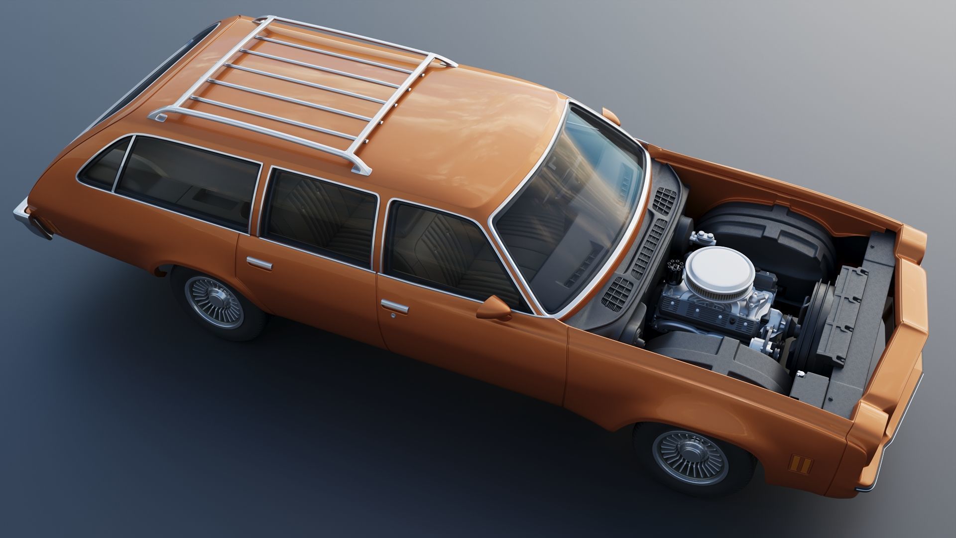 Chevrolet Chevelle Laguna Wagon 1973 3D print model_15