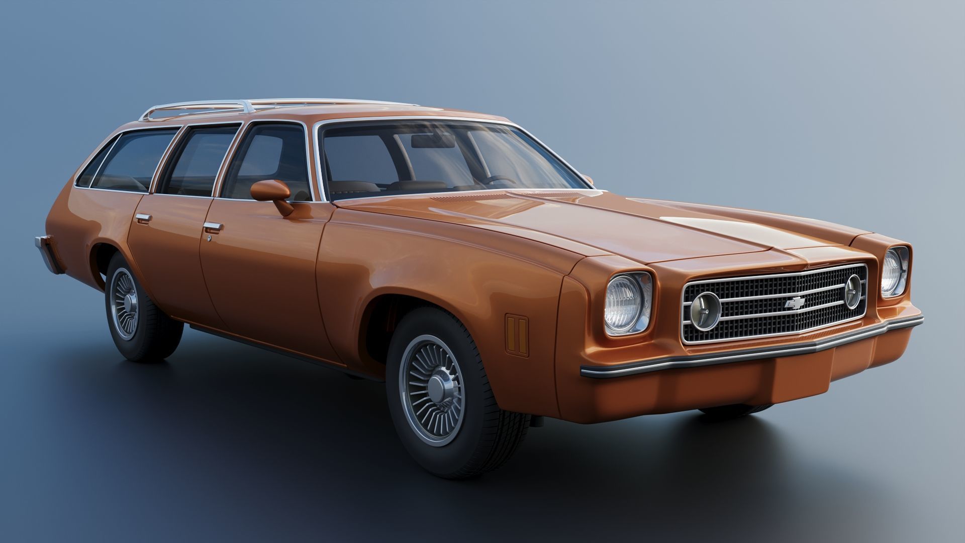 Chevrolet Chevelle Laguna Wagon 1973 3D print model_9