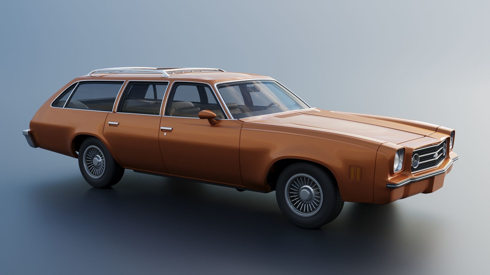 Chevrolet Chevelle Laguna Wagon 1973 3D print model_8