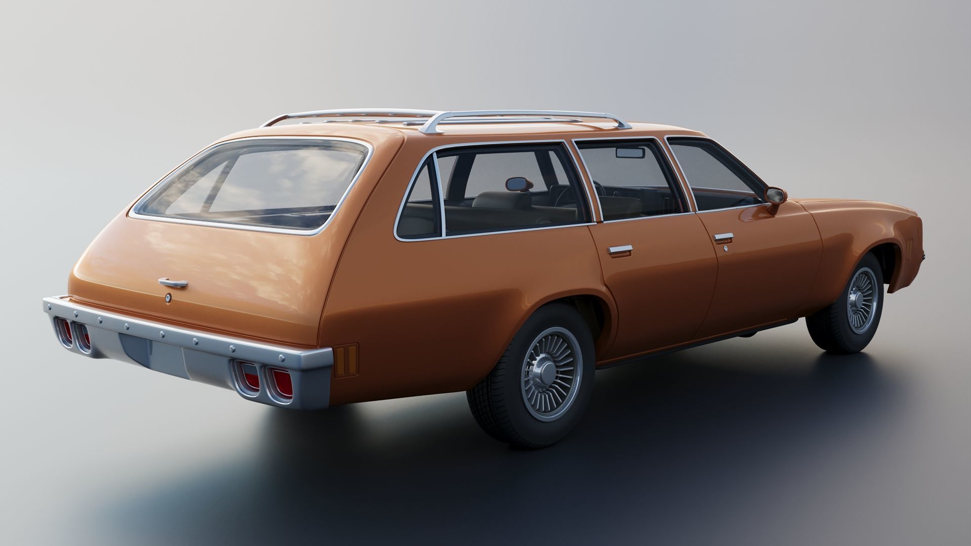 Chevrolet Chevelle Laguna Wagon 1973 3D print model_5