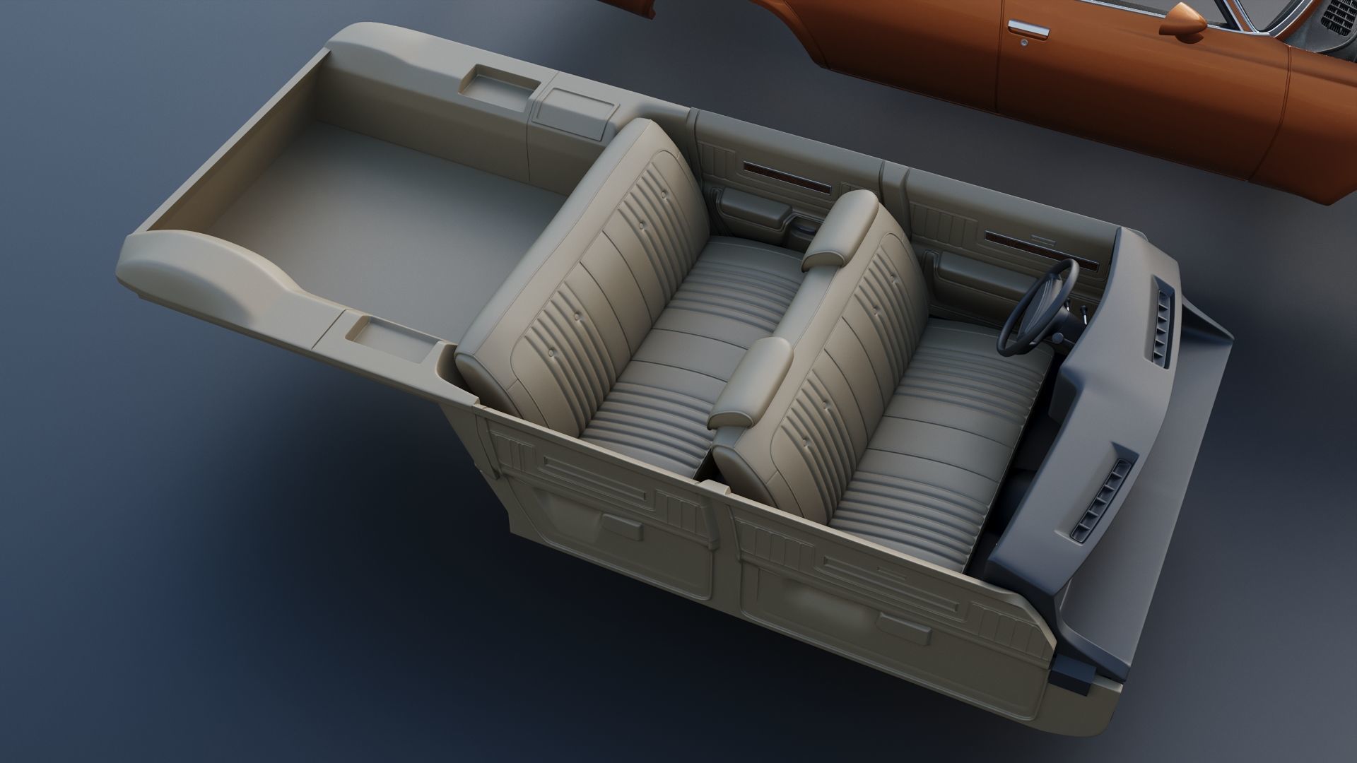 Chevrolet Chevelle Laguna Wagon 1973 3D print model_25