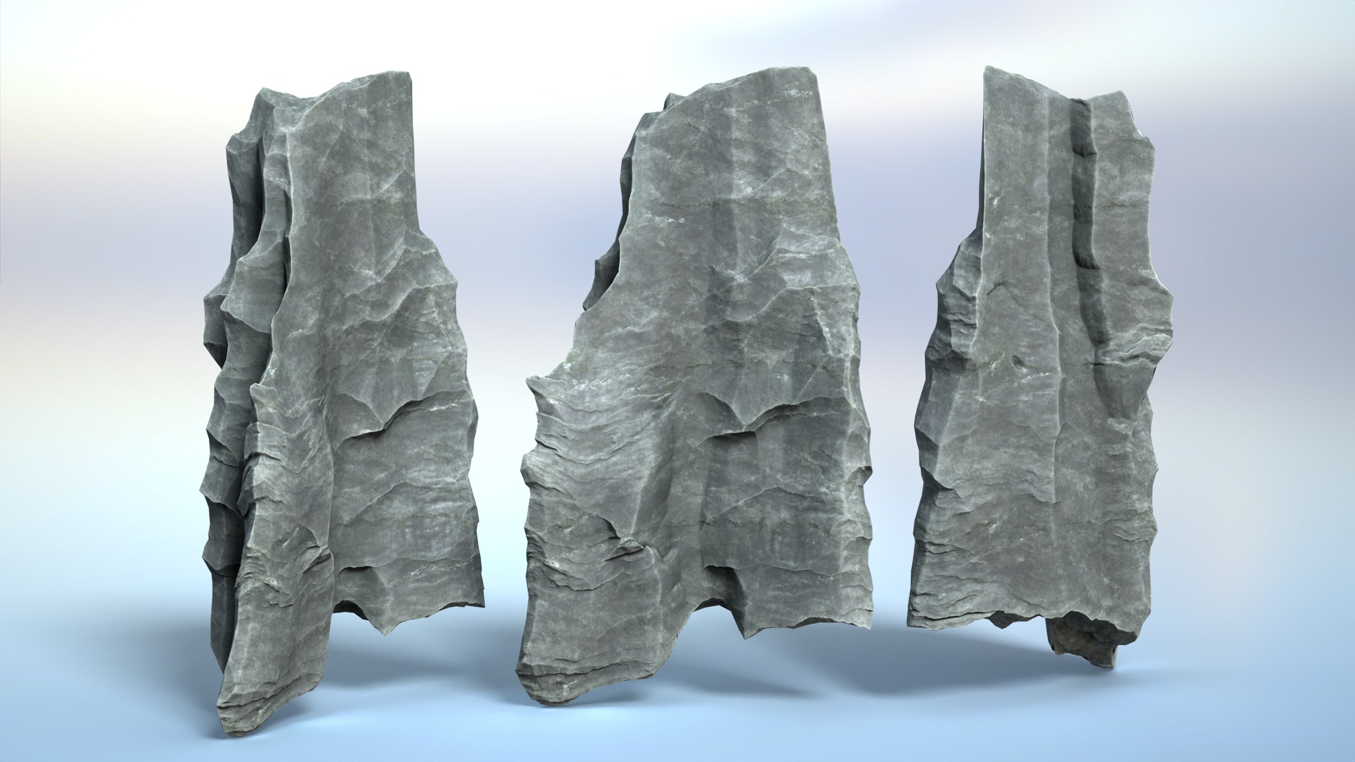 16 Erosion Cave Rocks - 240928 Low-poly 3D model_13