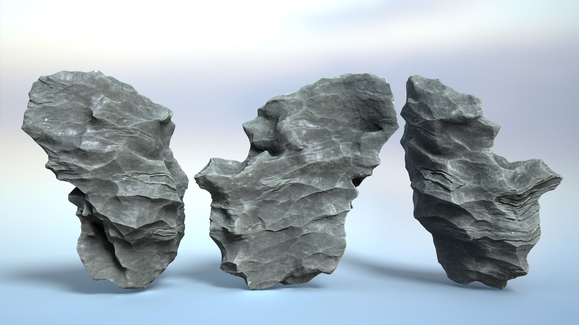 16 Erosion Cave Rocks - 240928 Low-poly 3D model_7