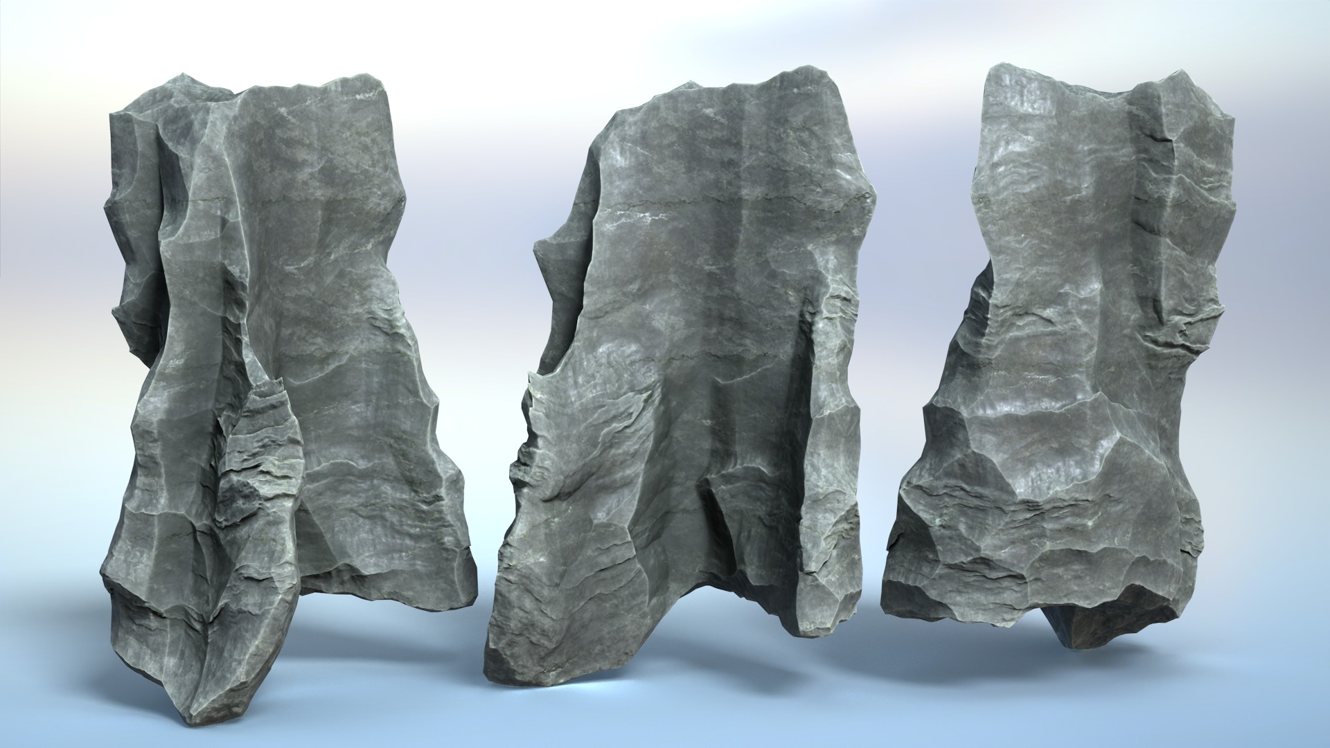 16 Erosion Cave Rocks - 240928 Low-poly 3D model_14