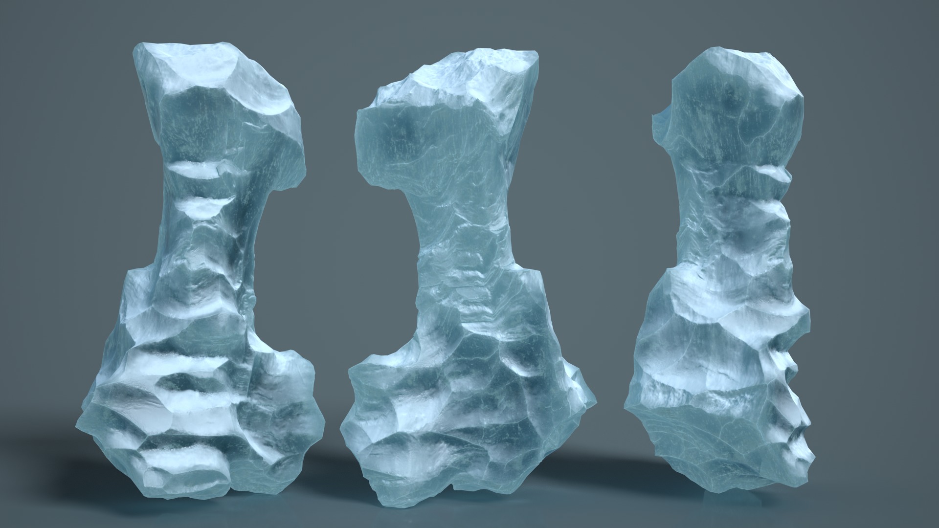 16 Ice Caves - 240928 Low-poly 3D model_16