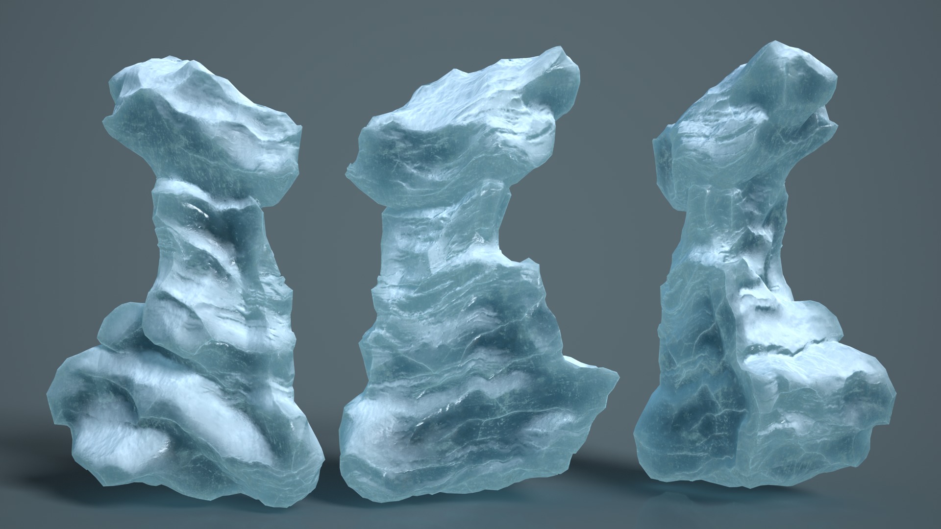 16 Ice Caves - 240928 Low-poly 3D model_15