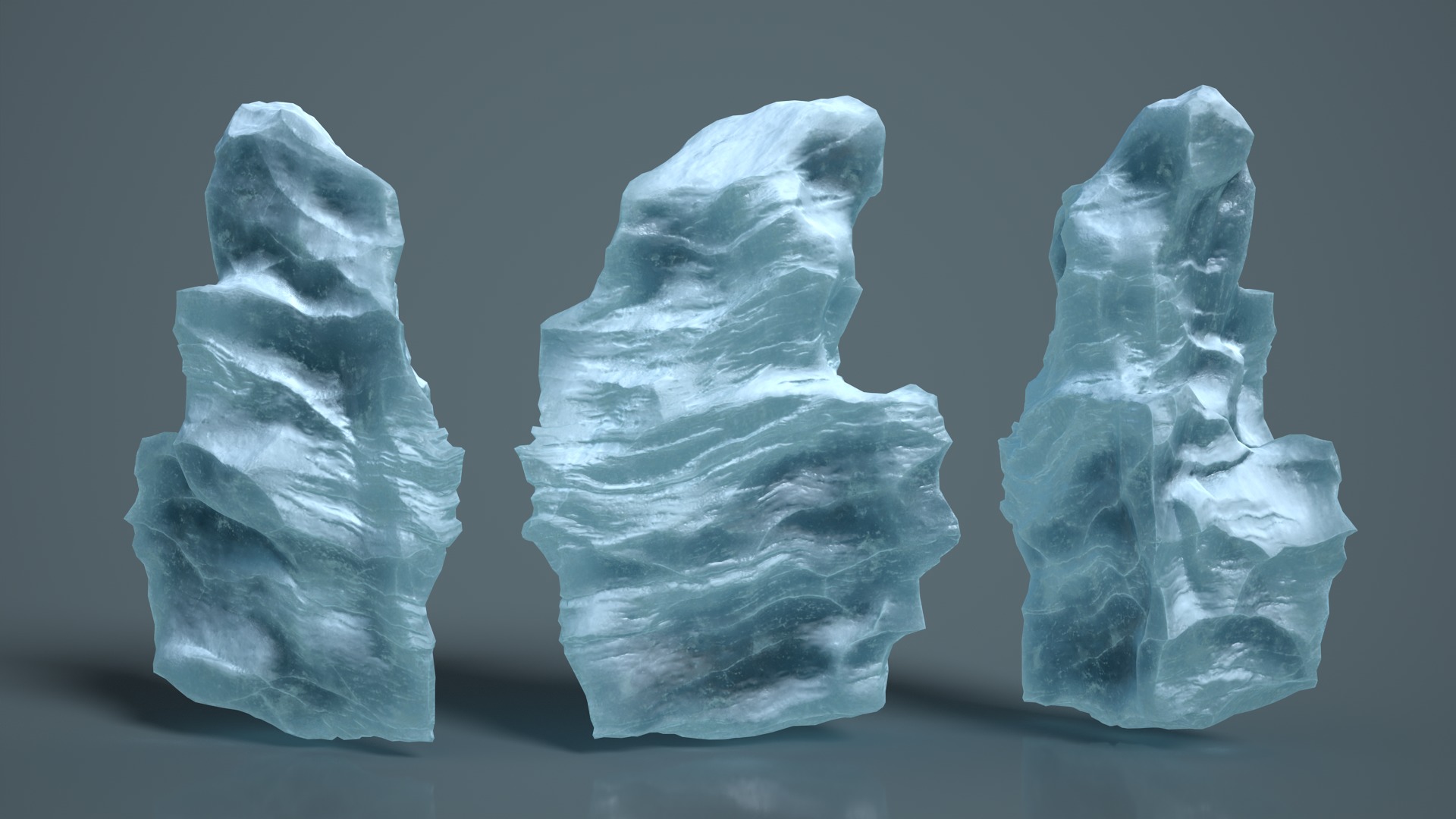 16 Ice Caves - 240928 Low-poly 3D model_2