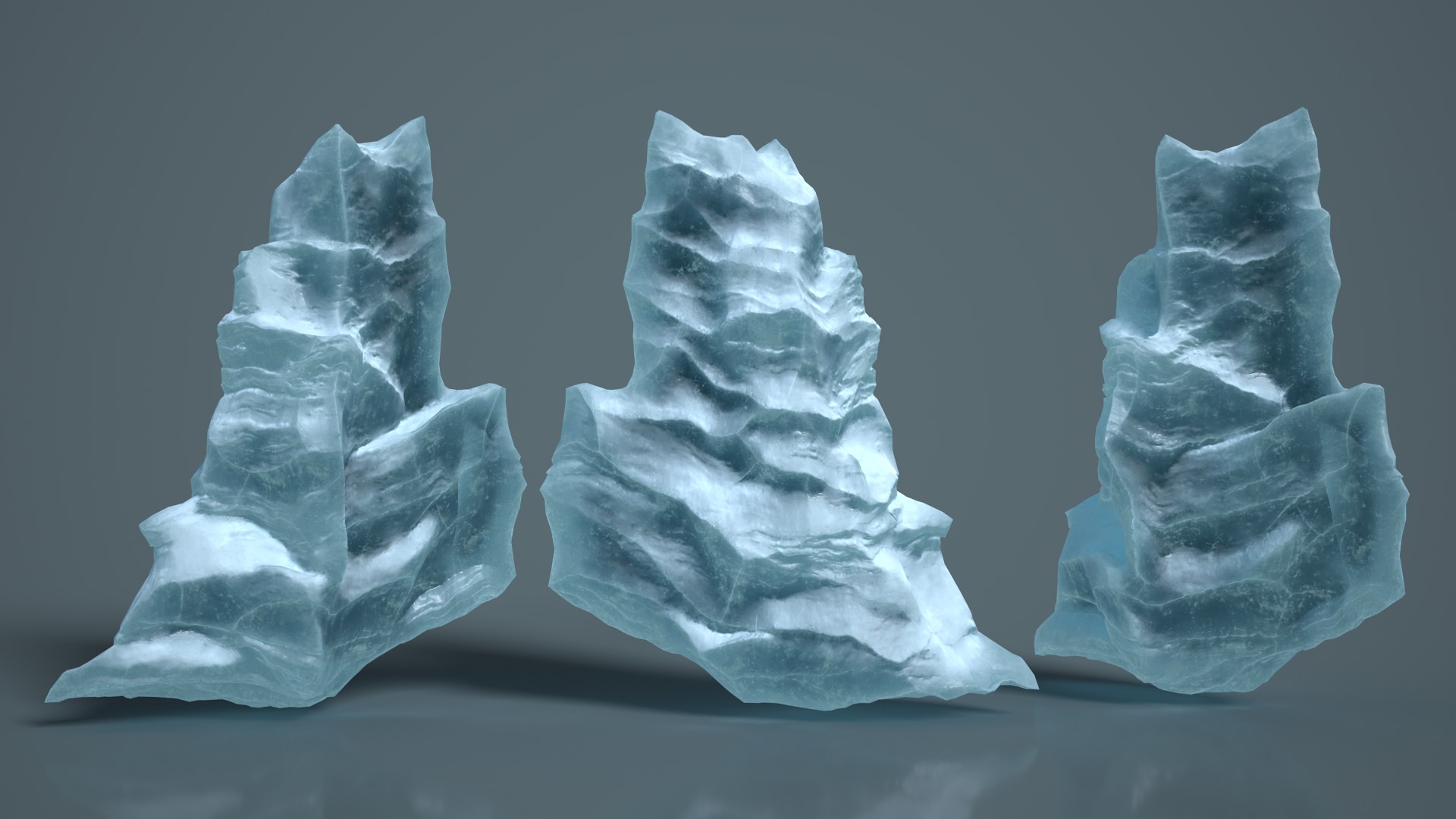 16 Ice Caves - 240928 Low-poly 3D model_3