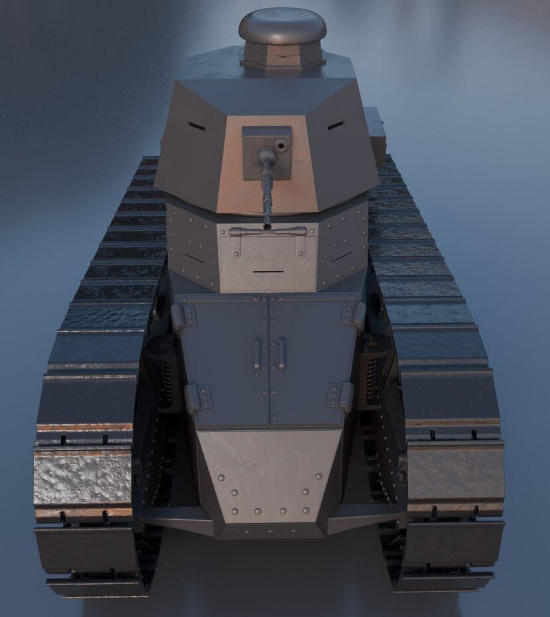 Renault FT17 3D model_8