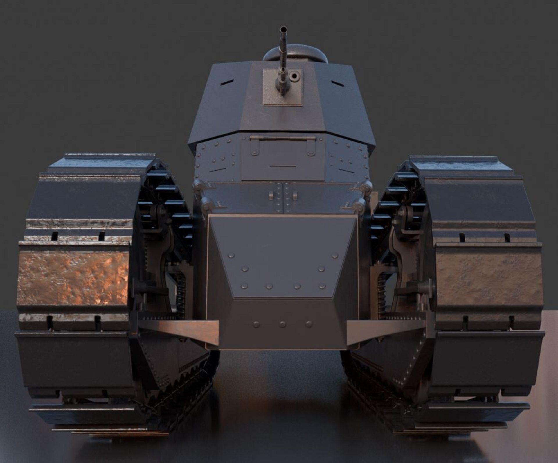 Renault FT17 3D model_3