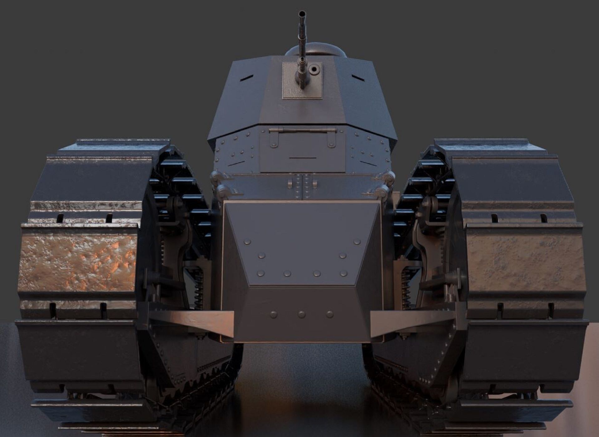 Renault FT17 3D model_7