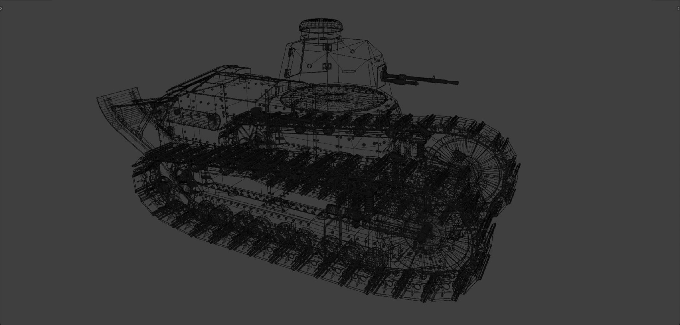 Renault FT17 3D model_11