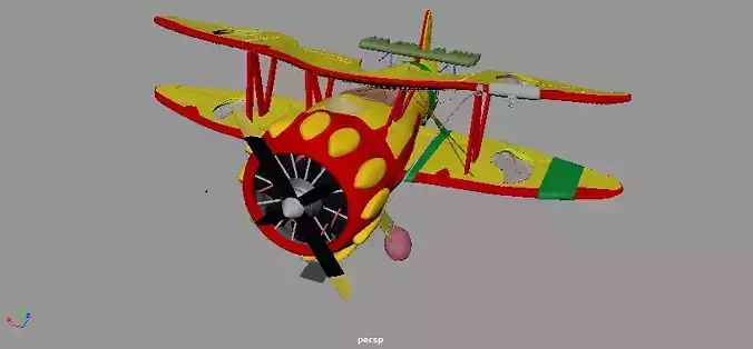 Avion Stuart Little Dos 3D model