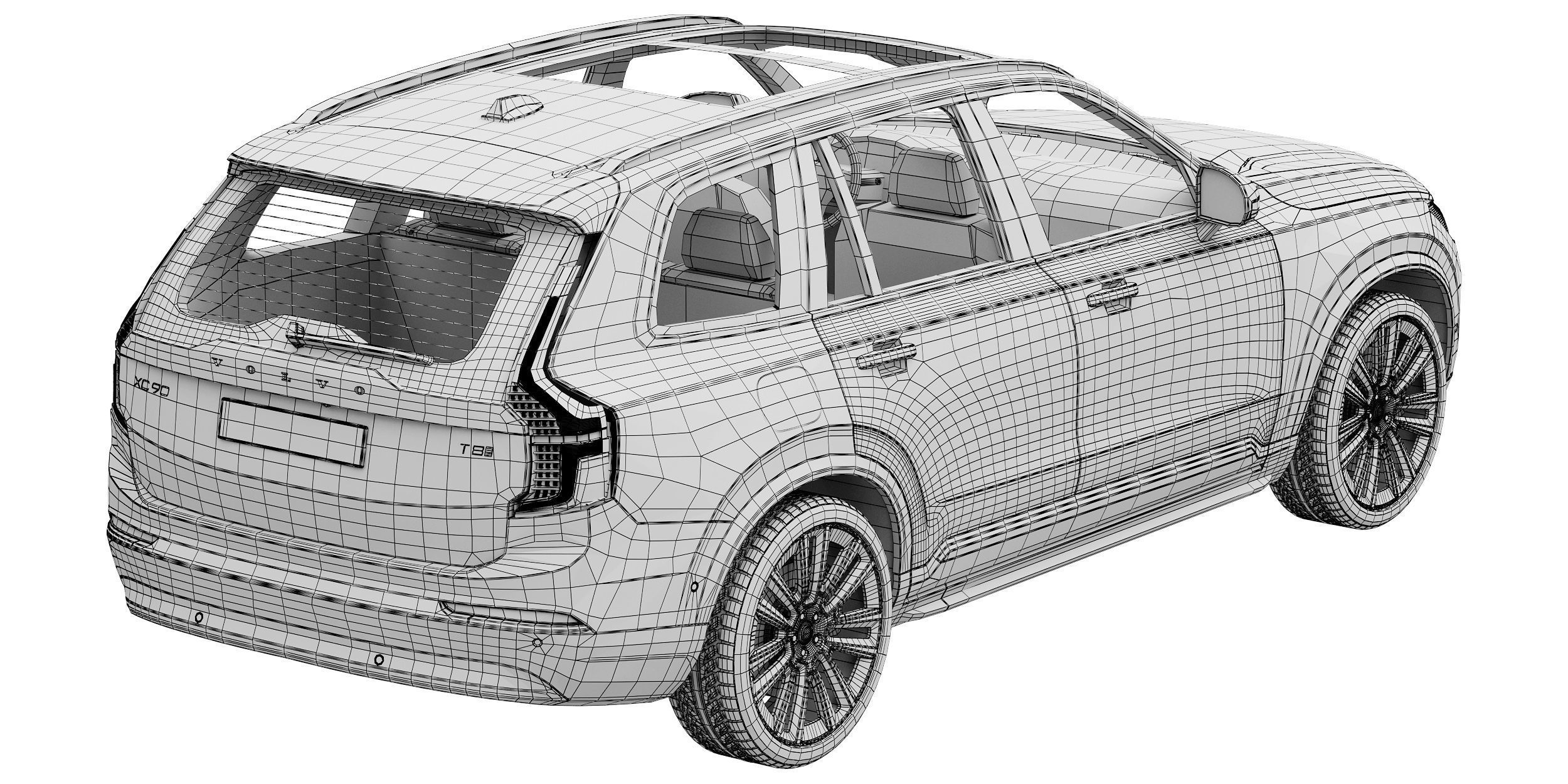 Volvo XC90 2025 3D model_17