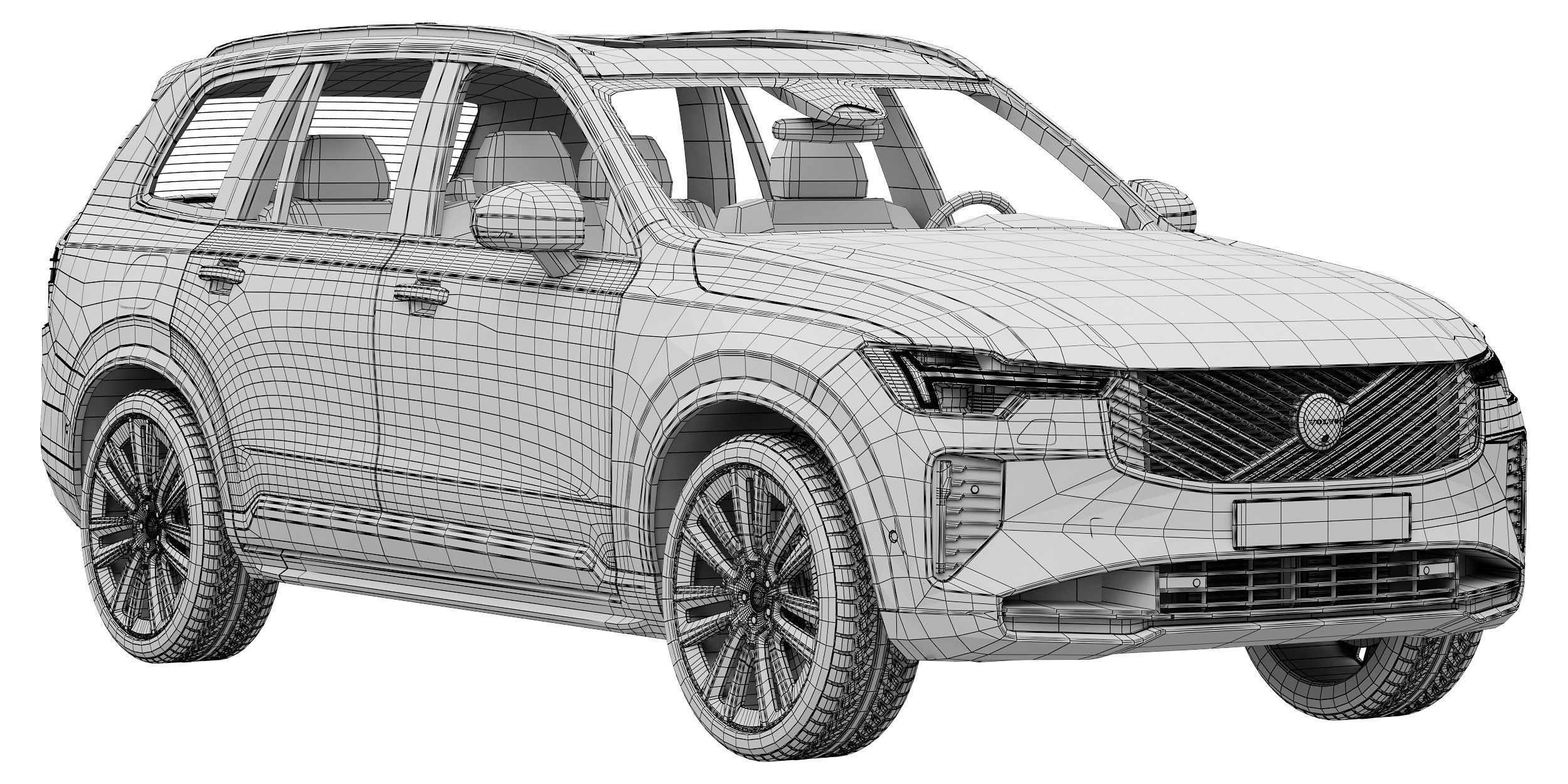 Volvo XC90 2025 3D model_14