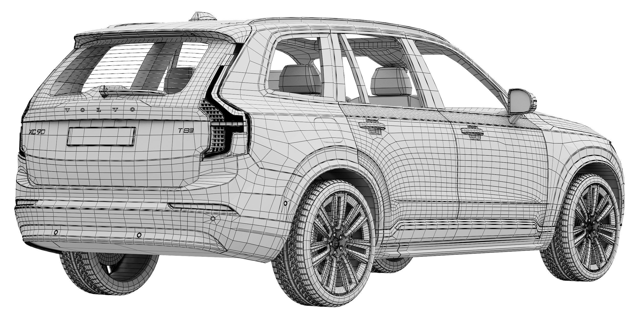 Volvo XC90 2025 3D model_16
