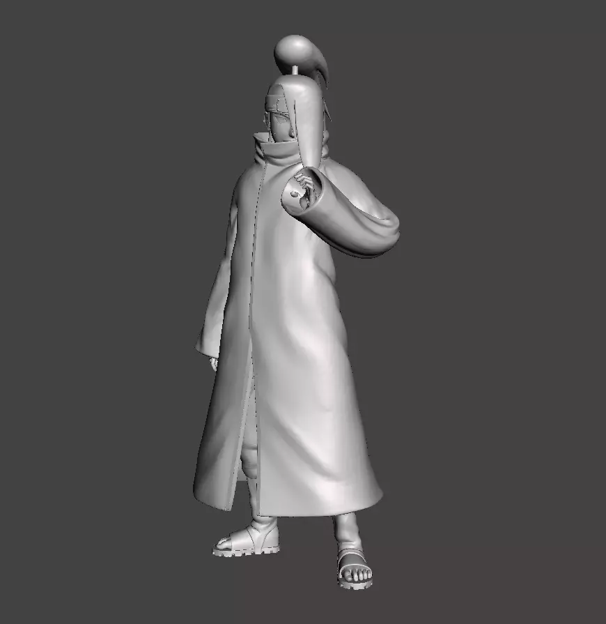 Deidara Akatsuki 3D Model 3D print model_0