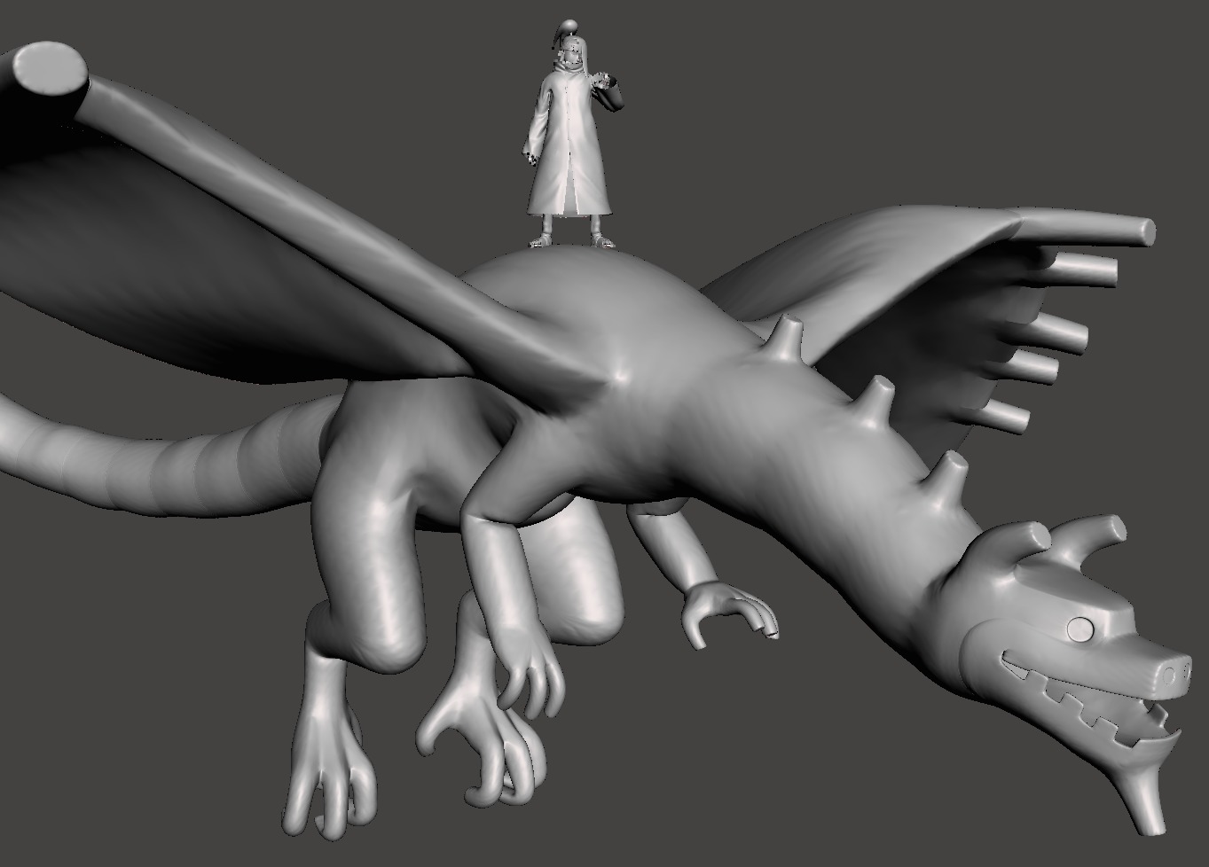 Deidara Akatsuki 3D Model 3D print model_3