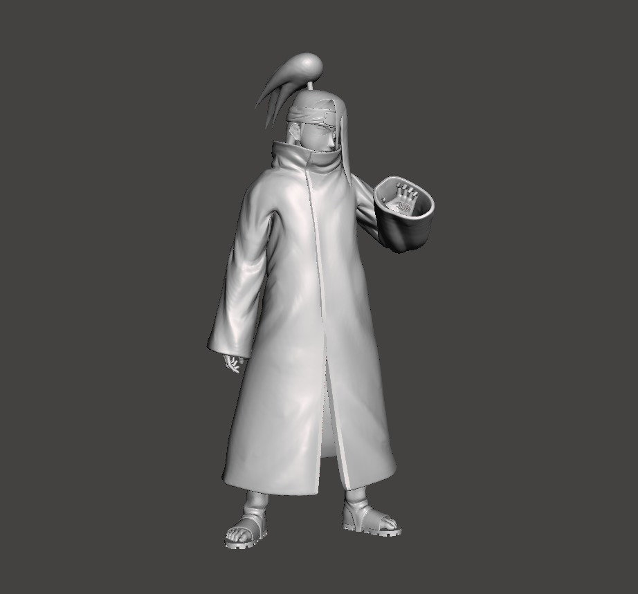 Deidara Akatsuki 3D Model 3D print model_1