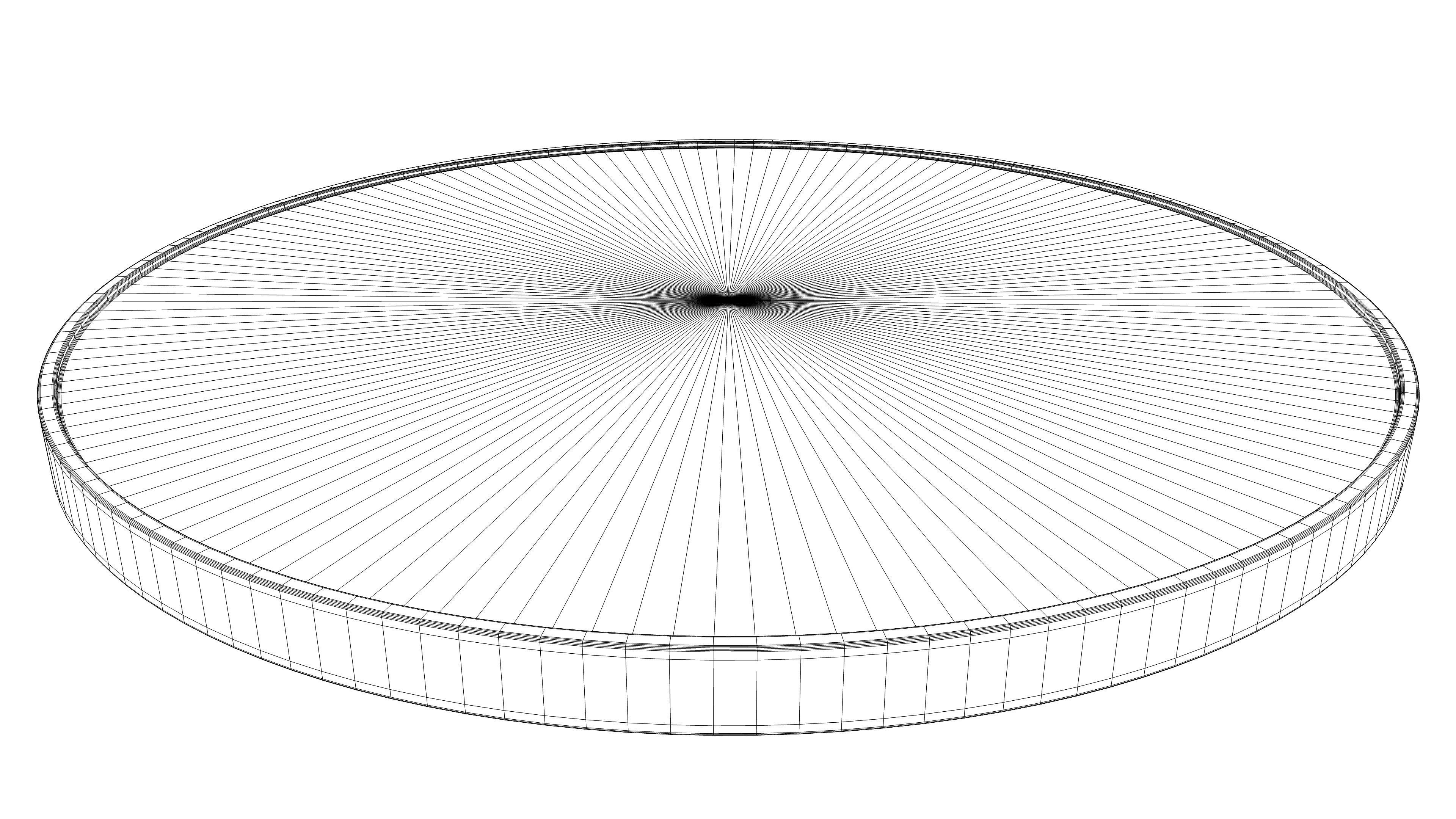 Coin 50 Czech crowns Low-poly 3D model_10