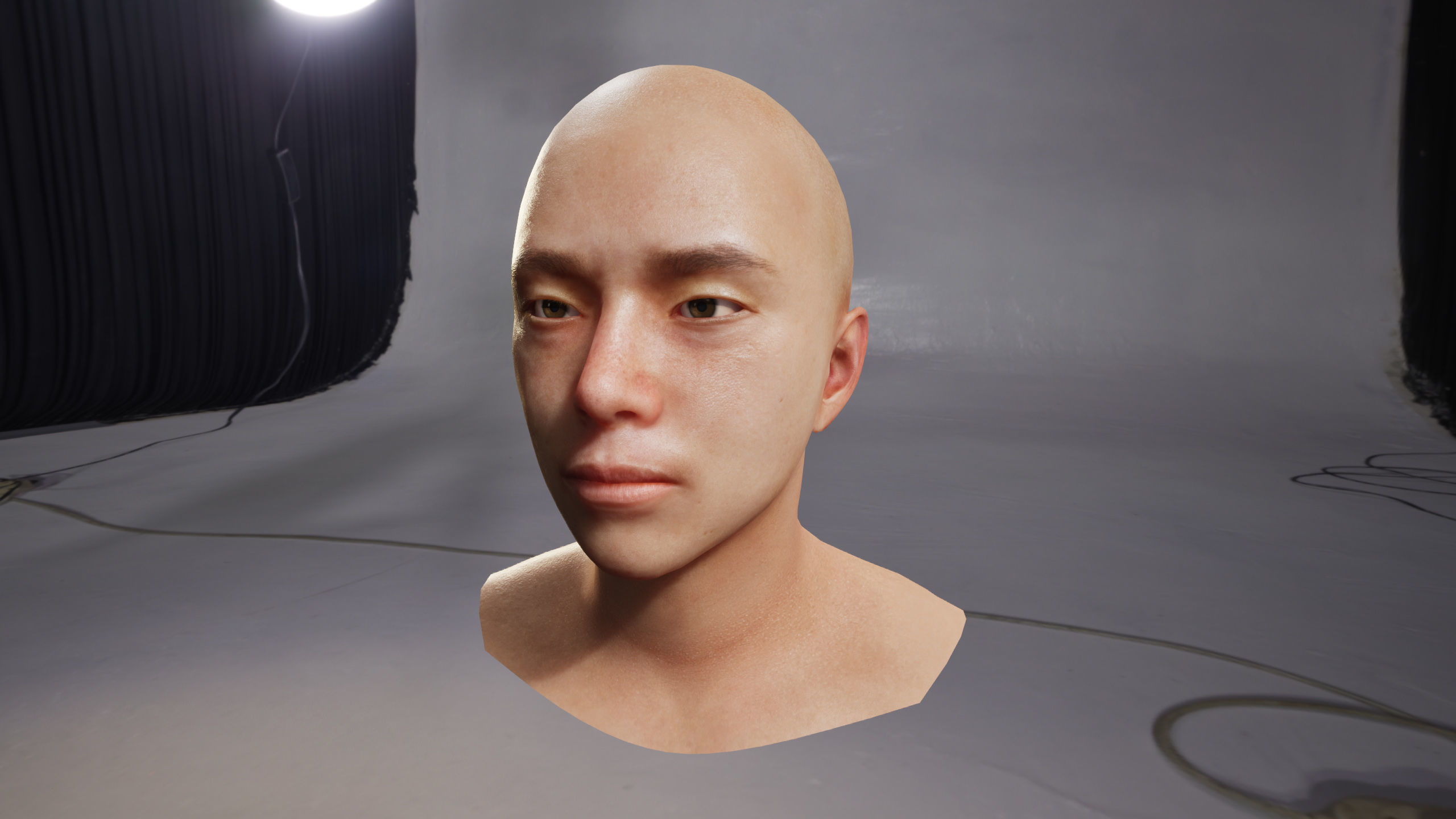 Modular Character - Asian Business Man - ME2 Low-poly 3D model_12