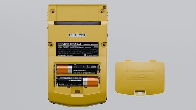 Game Boy Color 3D model